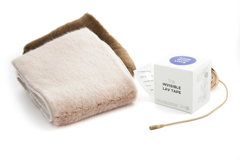 Bubblebee Invisible Lav Tape 120 Pieces - Double Sided Lavalier Mic Tape for Lavalier Microphones - Invisible Body Tape for Content Creators, Videographers, Audio Engineers & Filmmakers