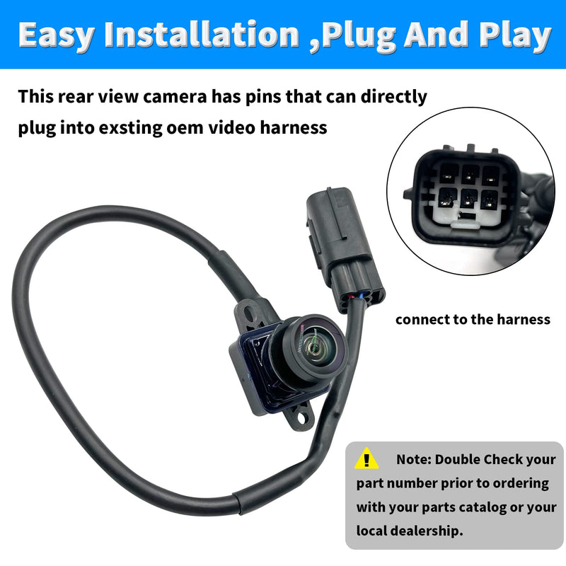 Rear View Back Up Camera Compatible with Dodge Durango 2011-2013 Jeep Grand Cherokee 2011-2013 Reverse Park Assist Backup Camera Replaces 56054059AC 56054059AD 56054059AE 56054059AF