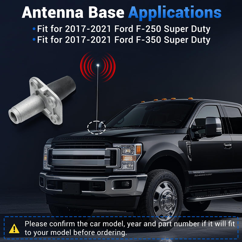 [AUSTRALIA] - Radio Antenna Base Mount Fit for Ford F-250 F-350 Super Duty 2017-2021, Antenna Base Mount for Ford F250 F350 Super Duty Models 