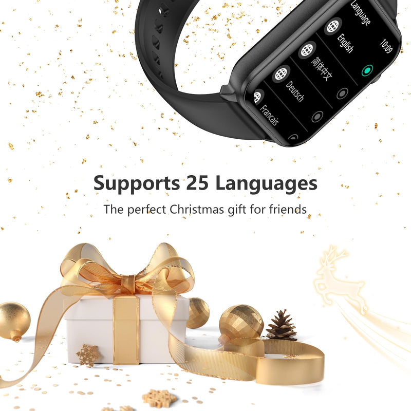 Smart Watch For Men Women,1.91" HD Screen Fitness Tracker With LED Flashlight,100+ Sport Modes Fitness Watch,Fitness Tracker Heart Rate/Sleep/Stress, IP68 Waterproof, Mens Watches For Android/IOS