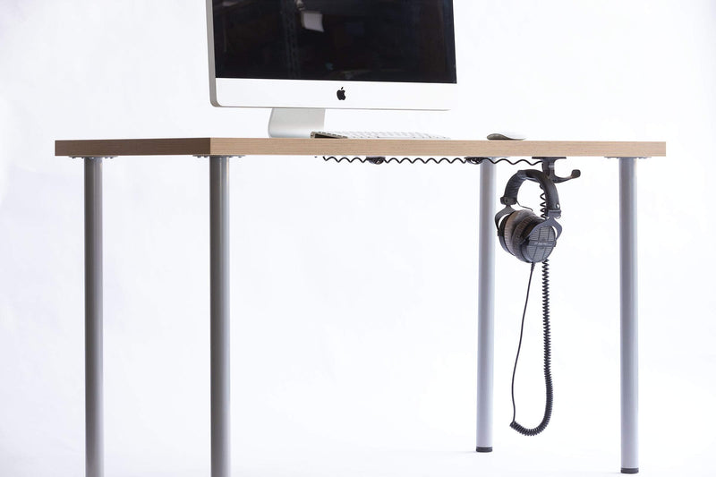 Elevation Lab The Anchor Pro (2-Pack) - Extra Strong Under-Desk Headphone Stand Mount with Built-in Cord Management 2 Pack - The Anchor Pro