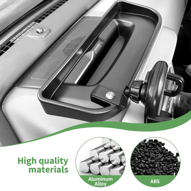 JeCar Dash Phone Holder Dashboard Cellphone Clamp Upgrade Aluminum Alloy Ball Mount with Storage Tray Interior Accessories Compatible with Chevy Colorado & GMC Canyon 2014-2022