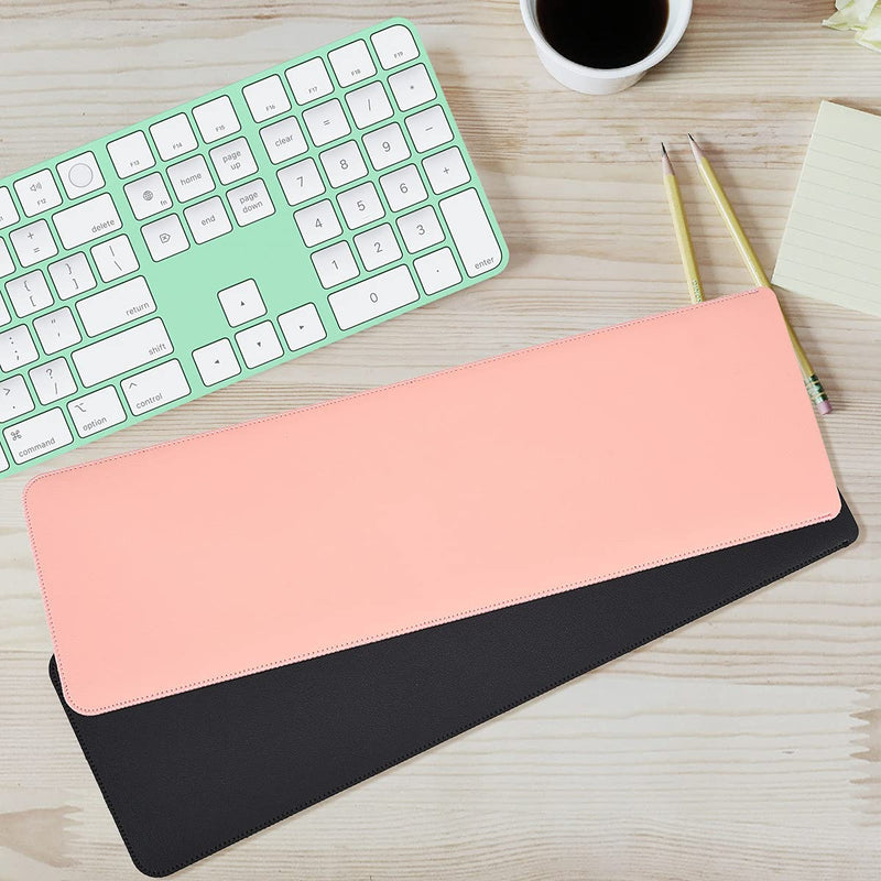 CaseBuy PU Leather Keyboard Sleeve Compatible with Apple 2022 Mac Studio Magic & iMac M1 Chip Magic Keyboard with Numeric Keypad A2520 & A1843 MQ052LL Keyboard Protective Bag Cover Pouch, Pink