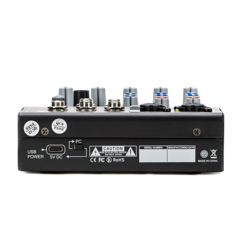 CAD Audio MXU4-FX 4 Channel Mixer with USB Interface and Digital Effects , Black MXU4-FX 4-Channel Mixer
