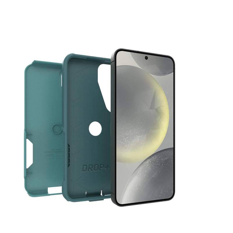 OtterBox Samsung Galaxy S25 (Only) - Commuter Series Case - Riveting Way (Teal) - Slim & Tough - Pocket-Friendly - with Port Protection - Non-Retail Packaging