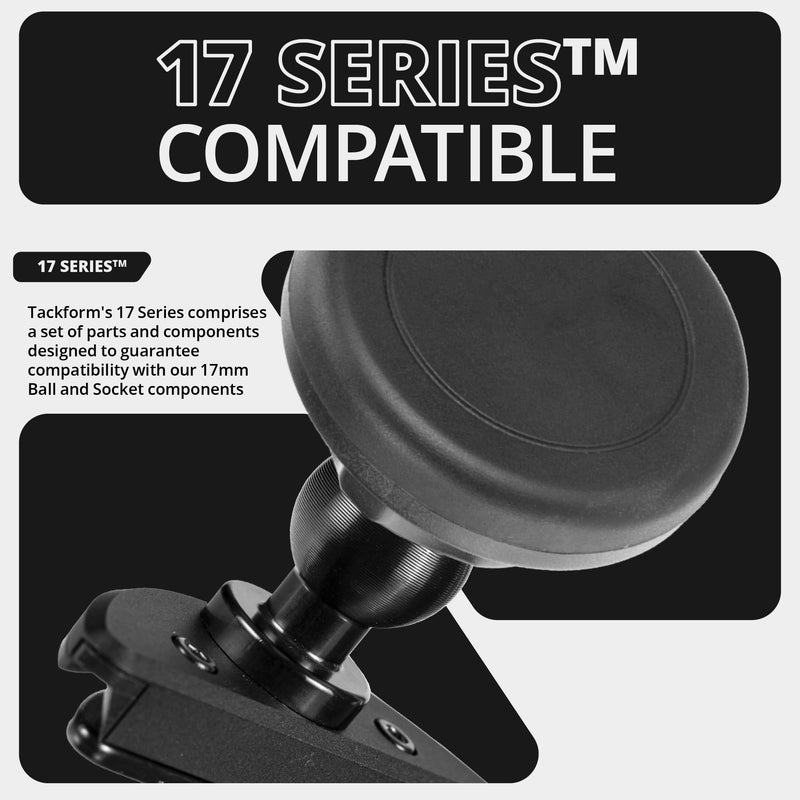Tackform Link Vent Mount Universal Magnetic Phone Holder Compatible with 2015-2020 Ford F-150, 2017-2021 Super Duty, and 2018-2021 Expedition | Aluminum Base, Short Reach | NOT Compatible With MagSafe Standard-Magnetic