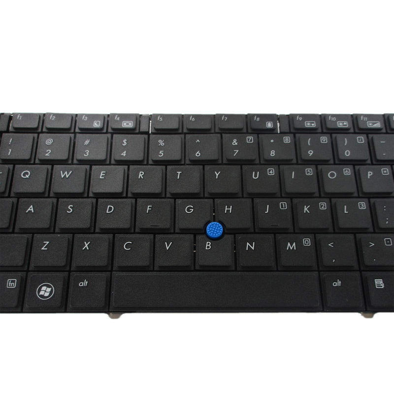 SUNMALL New Keyboard Replacement with Pointer Compatible with HP EliteBook 8440p 8440w Series Black US Laptop Compatible with Part Number 594052-001 598042-001 …