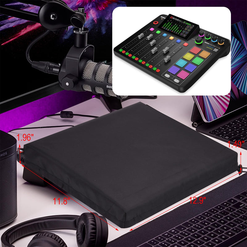 TXEsign Dust Cover Compatible with RØDE RØDECaster Pro II Production Solution, Nylon Audio Console Mixer Case Interface Dust Cover
