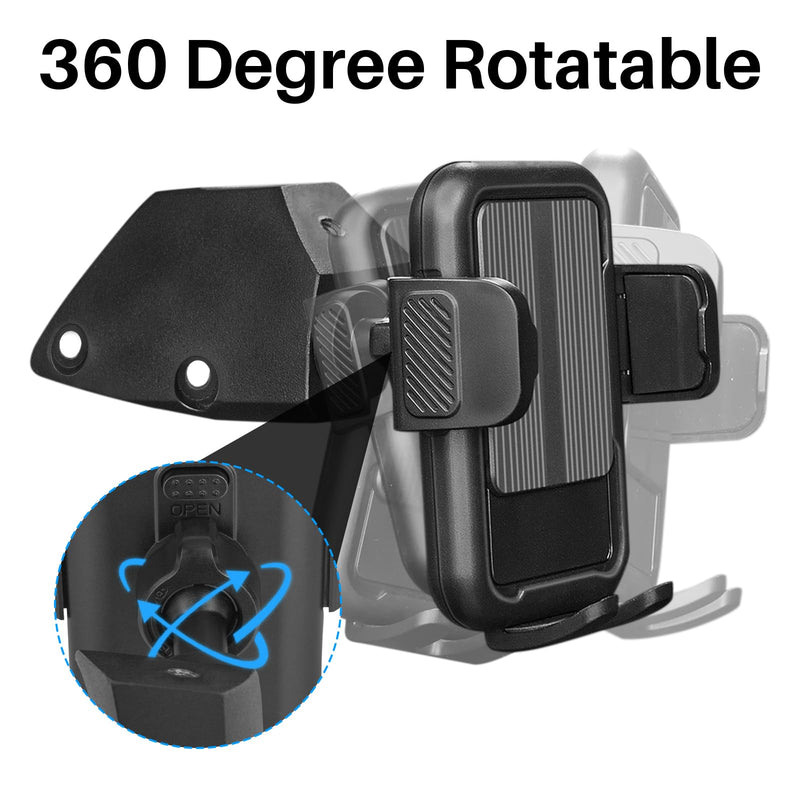 Car Phone Holder for Ford Bronco 2021-2025 | Car Phone Mount for Ford Bronco Accessories, 360° Rotating Smartphone Stand, Driver Side