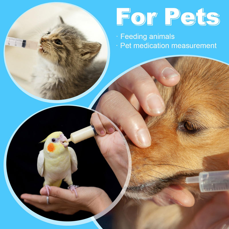 Pack of 10 Syringes, 20 ml Reusable Syringe, Dosing Syringe Without Needle, Tools for Liquid Measure Syringes, Food Syringe, for Laboratory, Animal Feeding, Plant Watering 20 ml, 10 pieces