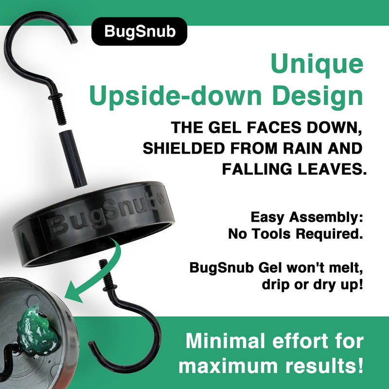 [AUSTRALIA] - Hanging Ant Guard (3-pack)- Waterless Ant Defense for Hummingbird Nectar Feeders, Unique Upside-down Design, No Liquid Moat, Metal Hooks 3 Pack 
