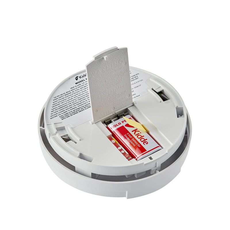 [AUSTRALIA] - Kidde Heat Detector, Hardwired with Battery Backup & 2 LEDs, Interconnect Capability, Ideal for Garages GAS_SMOKE_FIRE_ALARM 