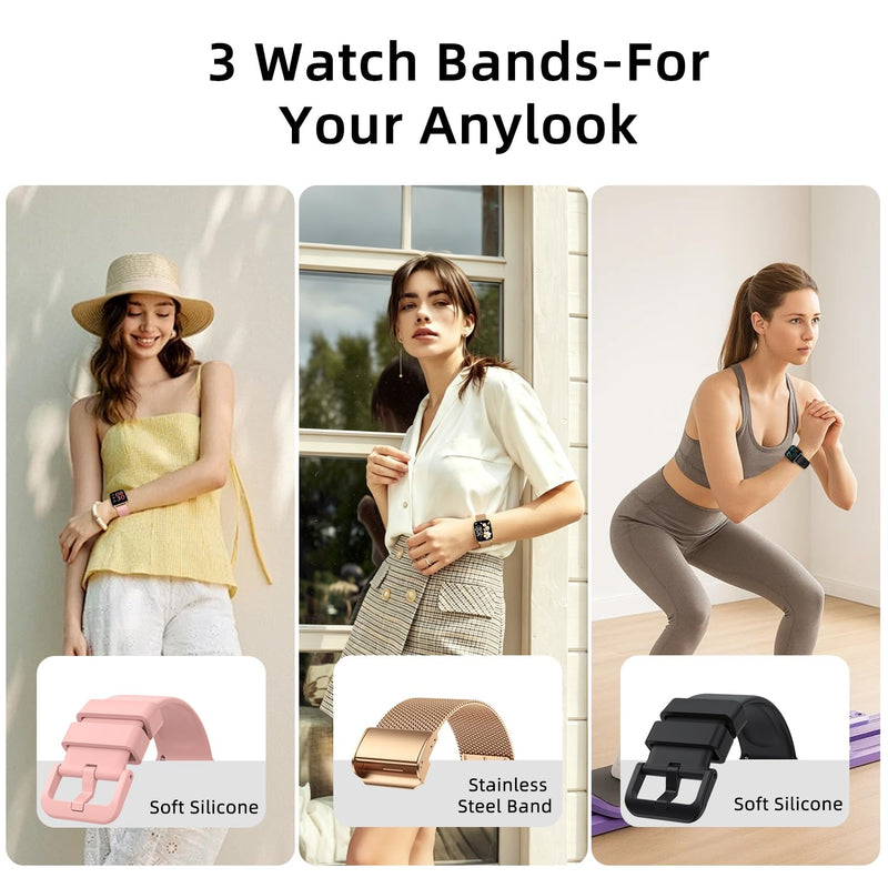 Smart Watch for Women Fitness Tracker: Make Answer Call Smart Watches for Women Digital Watches Waterproof Running Smartwatch for Android Phone iPhone Samsung Compatible Heart Rate Monitor SpO2 Gold