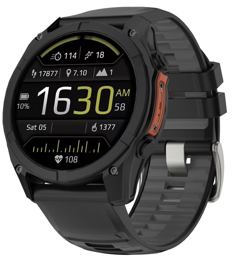 22mm Quickfit Watch Bands for Garmin Fenix 8 47mm 7 pro sapphire solar fenix 6 pro 5 Epix Gen 2 47 Forerunner 970 965 955 945 Instinct 2 Soft Silicone Sport Strap Replacement Combo_3