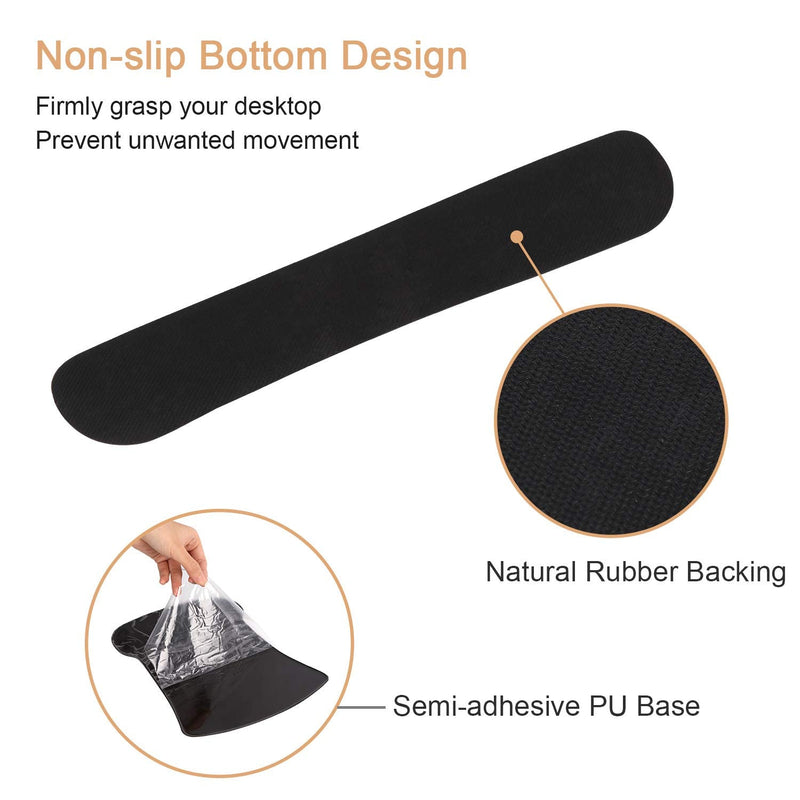 iCasso Keyboard Wrist Rest and Mouse Wrist Rest Pad, Made of Memory Foam, Ergonomic Support, Easy Typing and Relieve Wrist Pain, Perfect for Gaming, Computer, Office, Laptop (A-Honeycomb) A-honeycomb