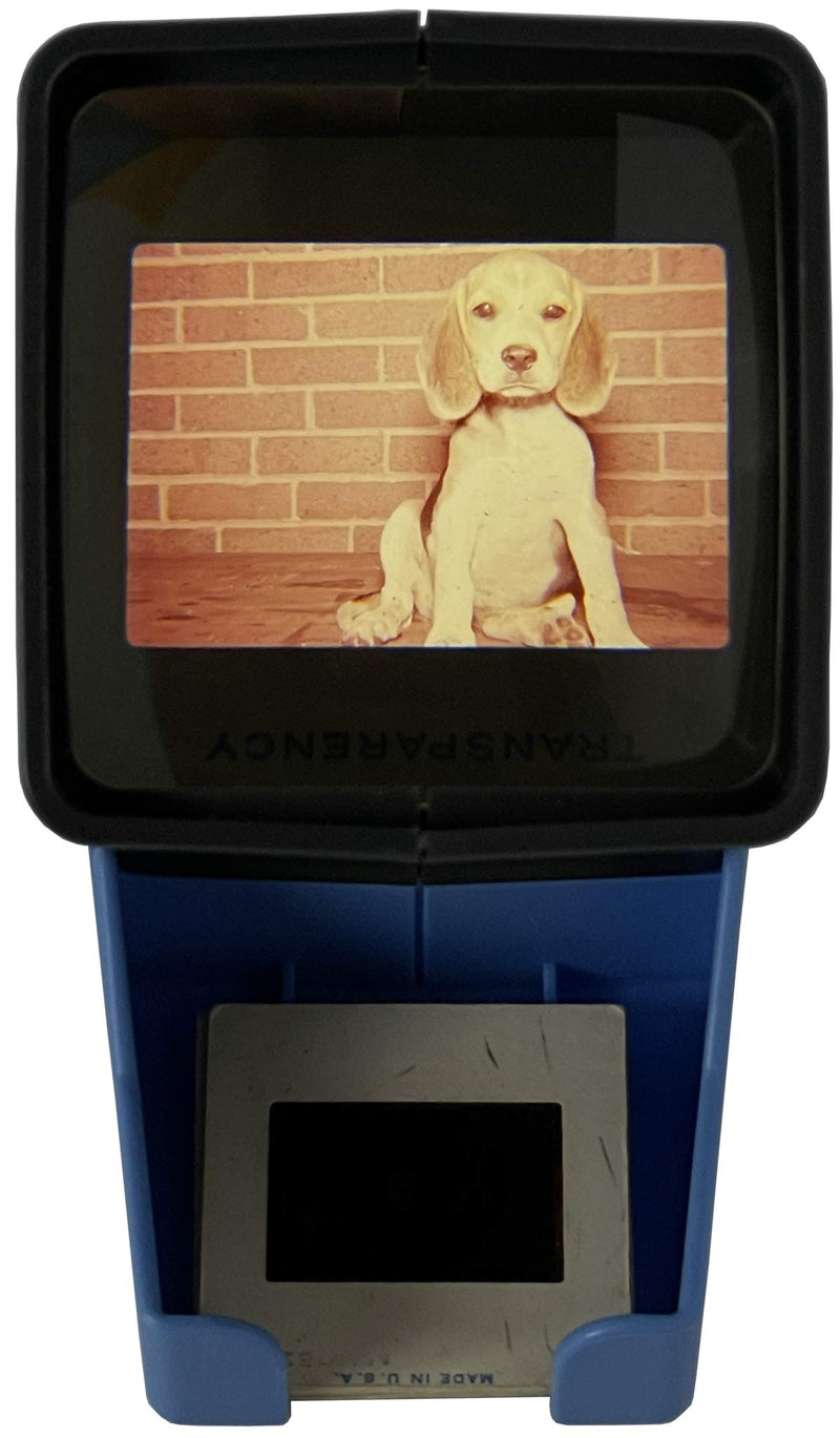 [AUSTRALIA] - MINOLTA 35mm Desk Top Portable LED Slide and Negative Viewer Luminated 3X Magnify – for 2"x2" Slides & Positive Negatives - Worldwide AC Adapter & Plugs, Battery Operation & Cloth 