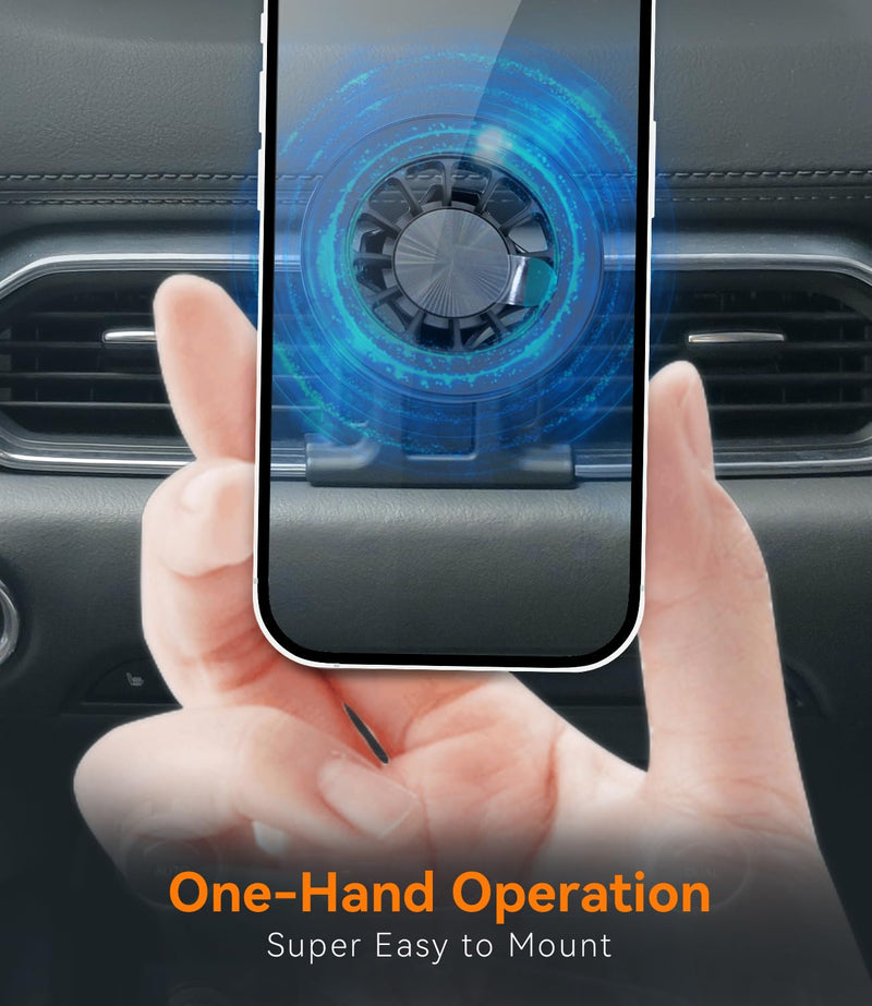 Magnetic Phone Mount for Mazda CX-5 2017-2025,Hands Free Car Phone Holder for CX5,Compatible with iPhone 15 Pro max/14/13/12 Mag Safe Case and All Phones