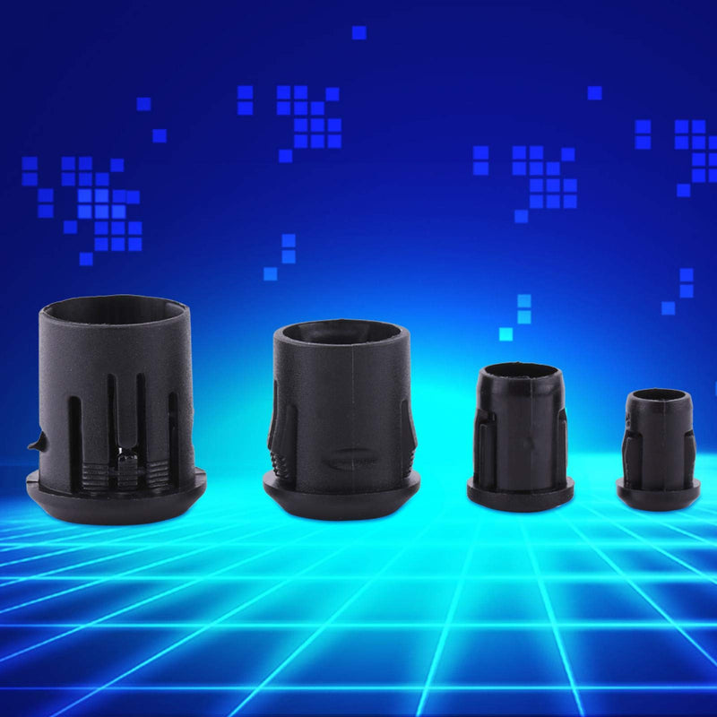 Ejoyous Pack of 50 LED Holder Plastic Lamps, LED Holder Nylon Black Lamps Socket Diodes Holder Clip Bezel Mounting Trim Indicators for LEDs Diode Lights Light Bulb (5 mm) 5mm
