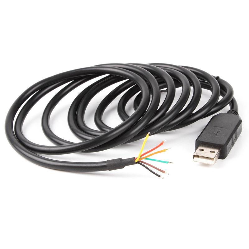 FTDI chip USB to 3.3v TTL UART Serial Cable, Wire end, 6ft, TTL-232R-3V3-WE Compatible