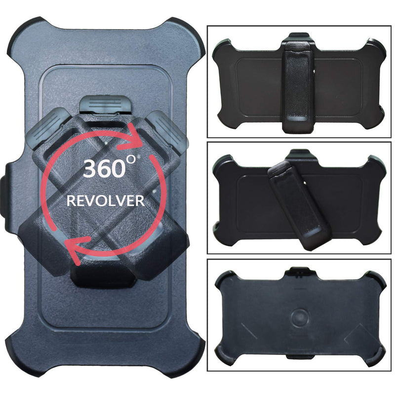 2 Pack Replacement Belt Clip Holster for OtterBox Defender Series Case Apple iPhone 11 (6.1") 6.1"