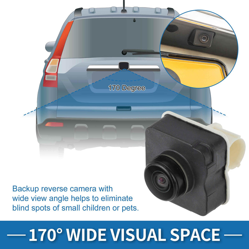 Rear View Camera for Jeep Compass 2.4L 2017-2021 Park Assist Backup Reverse Camera Replace No.04672771AC/04672771AA/04672771AB/68245750AA/68245750AB