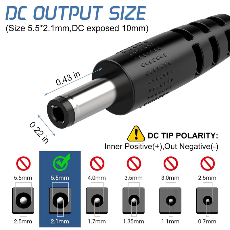 AGOTD 24V 1A Power Supply, Plug Power Supply 24V AC Adapter Input 220-240V 50-60HZ, 24-Volt Power Supply 1A 24W Output, Plug Adapters Converter Inverter Charger Transformer AC/DC Adapter 24 V 1 A