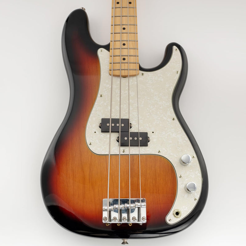 [AUSTRALIA] - Musiclily Pro 13-Hole P Bass Pickguard for MIJ Fender Japan 4-String Precision Bass, 4Ply Aged White Pearl 