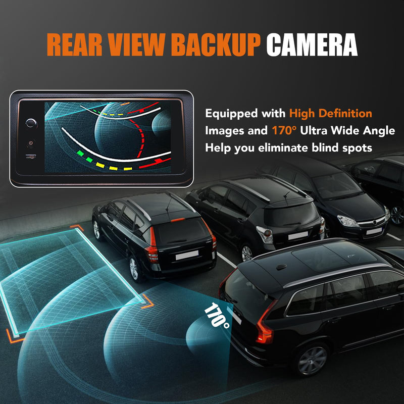 Rear View Backup Camera for 2016 2017 2018 2019 Chevy Silverado GMC Sierra | 1500 2500 3500 HD Night Vision Park Assist Reverse Back Up Camera, Wide-angle, Plug-and-Play, Replaces# 84062896, 23363727