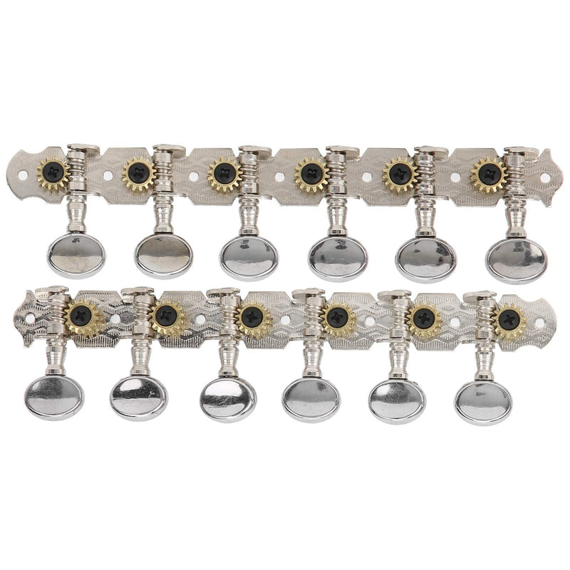 Guitar Tuning Key, Acoustic Guitar Tuning Pegs, 12 String Guitar Parts, Metal Machine Head Open Tuners Replacement