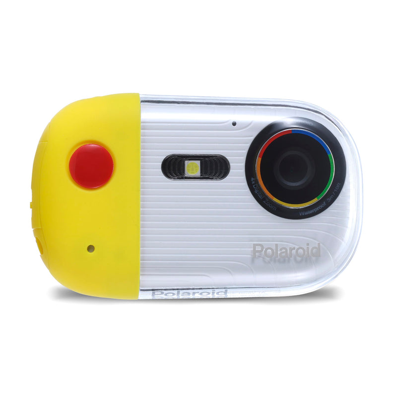 Polaroid Underwater Camera 18mp 4K UHD, Polaroid Waterproof Camera for Snorkeling and Diving with LCD Display, USB Rechargeable Digital Polaroid Camera for Videos and Photos Yellow