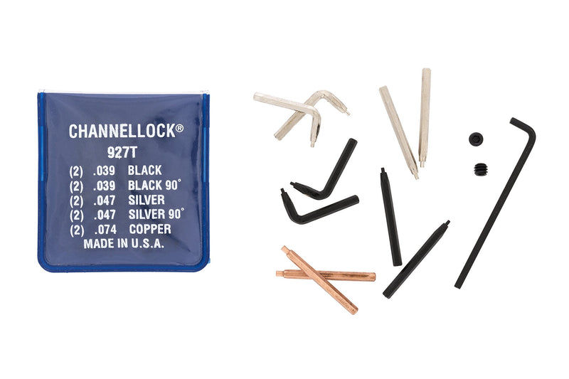Channellock 927T Universal Tip Kit, 5-Tips 927 Replacement Tip Kit Snap ring pliers