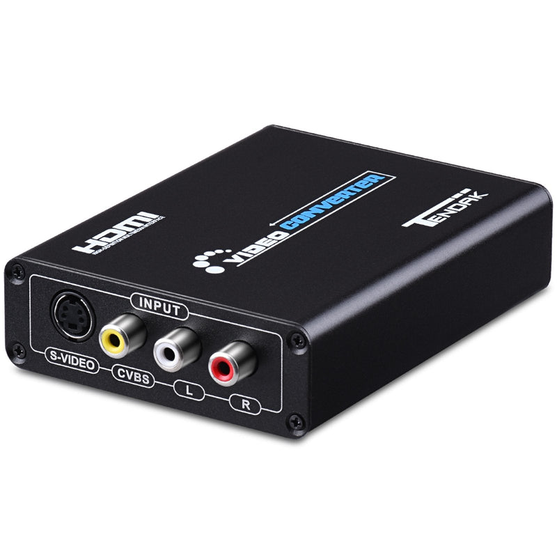 [AUSTRALIA] - Tendak 3RCA AV CVBS Composite & S-Video R/L Audio to HDMI Converter Adapter Support 720P/1080P with 3RCA S-Video Cable for NES SNES N64 PS2 PS3 HDTV 