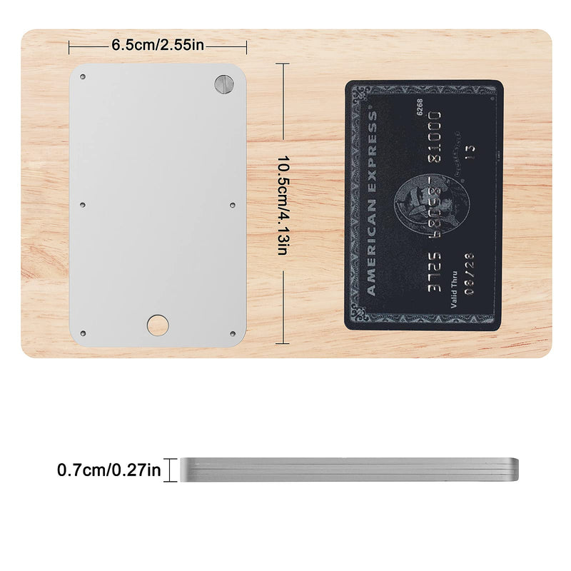 Crypto Wallet,Steel Bitcoin Wallet,Cryptocurrency Seed Backup Cold Storage,Cold Wallet for Crypto Seed Storage,Hardware Wallet ,Compatible with KeepKey,Ledger, Trezor,Coldcard, Supports up to 24 Words