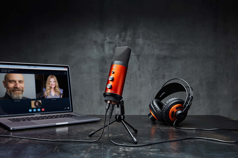 [AUSTRALIA] - ESI cosMik uCast | USB Microphone, Cardioid Condenser Computer Microphone for Gaming, Streaming, Podcasting, 2m USB-C Cable, Mute Button, Built-in Headphone Jack, Gain Control, USB Mic for PC & Mac cosMik uCast USB Microphone 