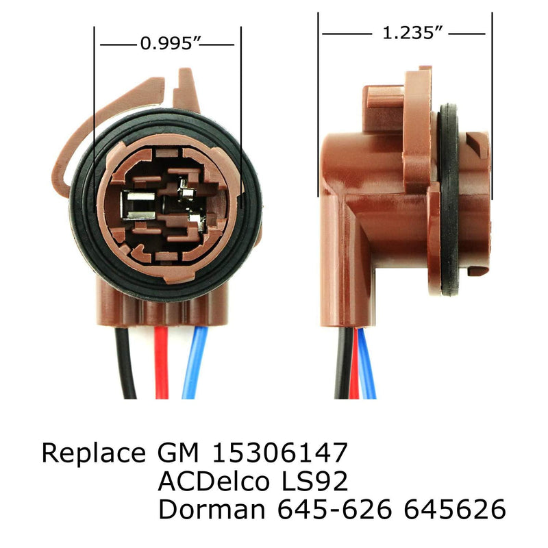[AUSTRALIA] - iJDMTOY Hyper Flash/Bulb Out Error Fix Wiring Adapters Compatible with 3157 3057 3155 3357 3457 4157 LED Bulbs Turn Signal or Tail Brake Lights 