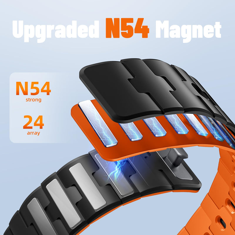 Bandletic Magnetic Bands Compatible with Galaxy Watch 20mm No Gap