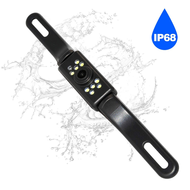 Backup Camera and Monitor Kit, 4.3" Car Vehicle Rearview Mirror Monitor for Car Reverse Camera Waterproof Car Rear View Camera with 9 LED Night Vision (4.3" Backup Camera) 4.3" Backup Camera