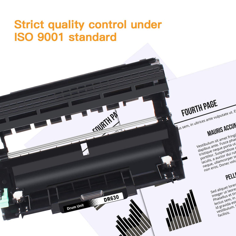 E-Z Ink (TM) Compatible Drum Unit Replacement for Brother DR630 DR 630 Compatible with HL-L2300D HL-L2320D HL-L2340DW HL-L2360DW HL-L2380DW MFC-L2740DW MFC-L2720DW MFC-L2700DW DCP-L2540DW (1 Pack)