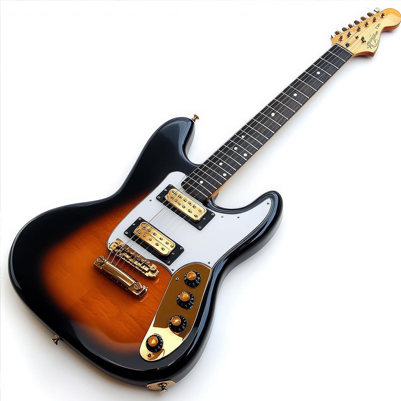 [AUSTRALIA] - Swhmc Gold Guitar Parts Set Saddle Bridge Tune-O-Matic Tailpiece and 3L3R Sealed Gear Tuning Pegs Keys Machine Head for Les Paul Electric Guitar 