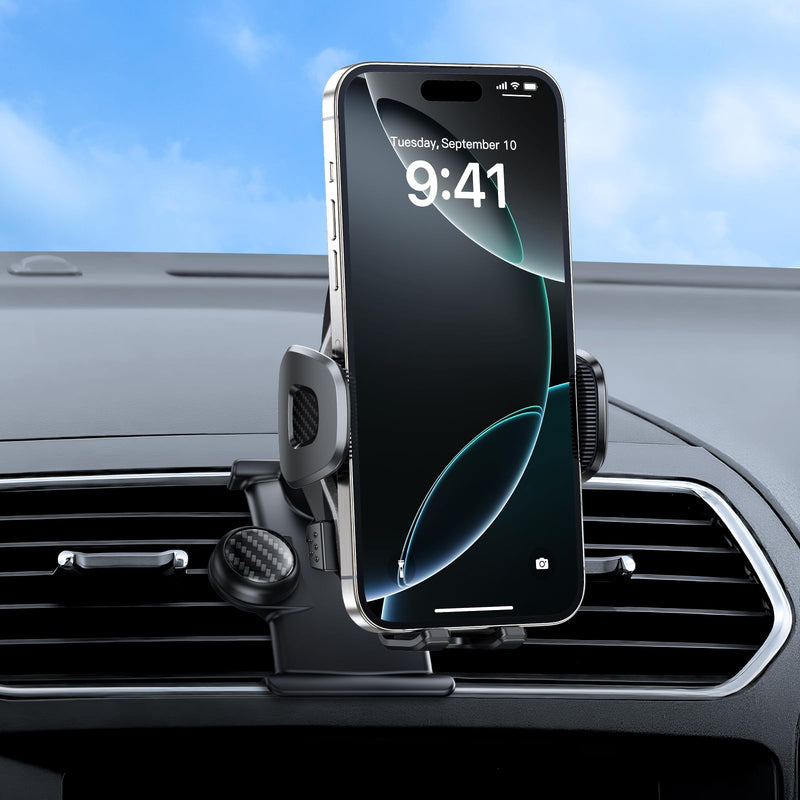 ELOHEI Custom Fit Phone Holder for Ford Explorer with Custom Base | Specifically Design Car Phone Mount for Explorer 2015 2016 2017 2018 2019 Car Accessories (HE05) HE05