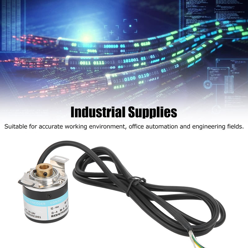 Half Hollow Wave Encoder, Abz Encoder 3-Phase Compact for Engineering Areas for Office Automation (C38S6G5-300Z-G24N, Pisa Leaning Tower Type)