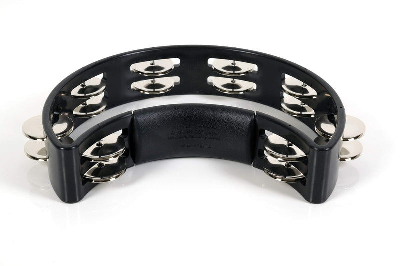 [AUSTRALIA] - RhythmTech RT1010 Tambourine, Nickel Jingles, Black 
