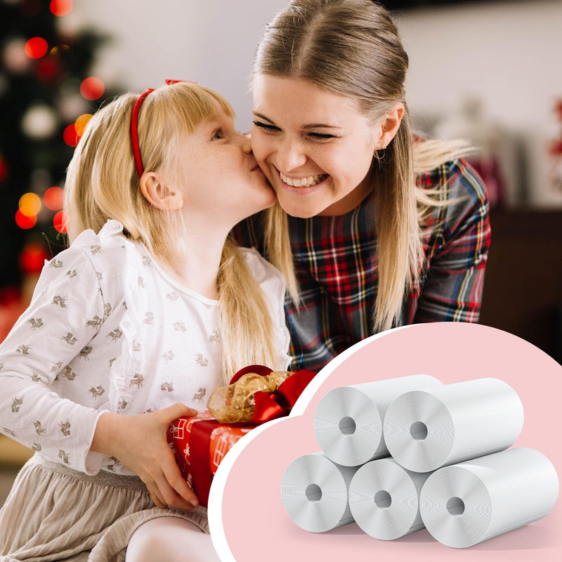 Kids Instant Camera Refill Print Paper-5 Rolls for Kids Instant Print Camera,HD Printing Thermal Print Paper Set Portable Refill Print Paper