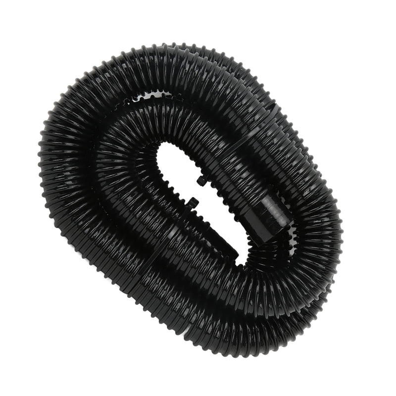 Boat Pump Hose Marine Bilge Pump Installation Kit with Hose Clamps Thru Hull Fitting for Boats Yachts RVs (Black 1 1/8in) Black 1 1/8in