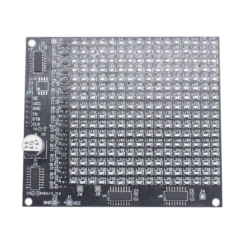 SMD Soldering Practice Board DX-TP17 256 SMD LED Advertising Screen Fun Component Soldering Practice Board Set