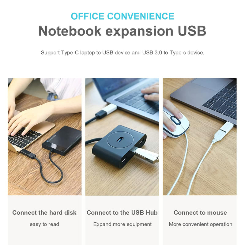 Weldiea USB C to USB Adapter and USB to USB C Adapter(Pack of 2) USB C Female to USB Male Adapter and USB Female to USB C Black USB to USB C and USB C to USB(Pack of 2) USB to USB C and USB C to USB(Pack of 2)