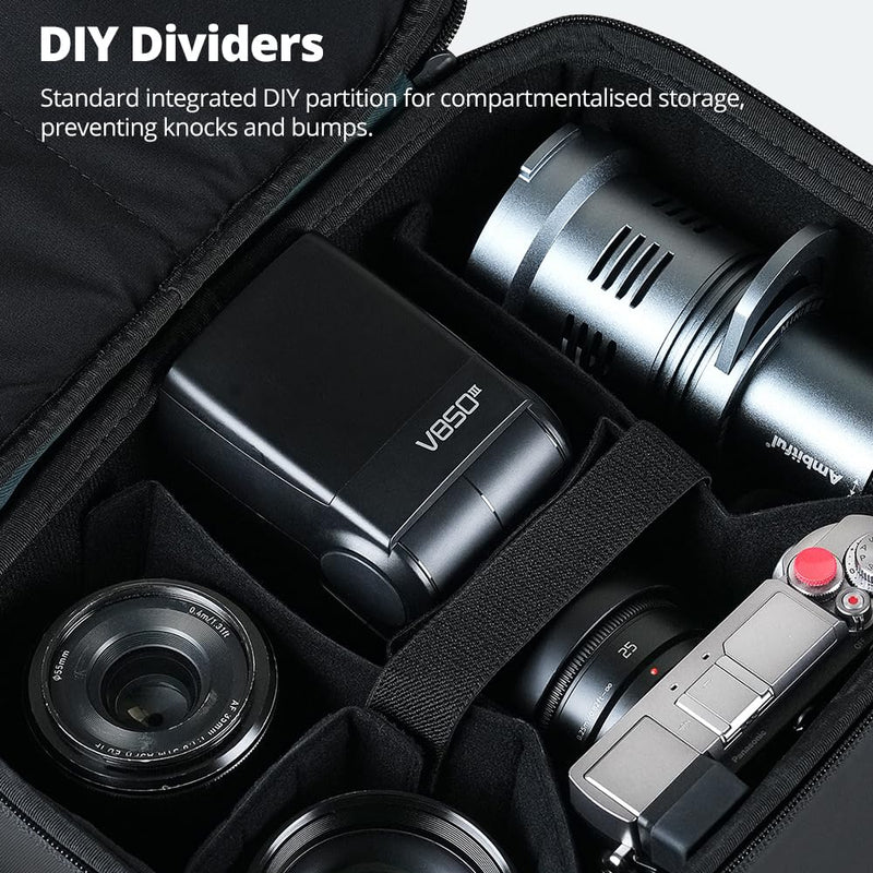 AMBITFUL Large Camera Cube Insert for Backpack, Waterproof Padded Camera Insert with Dividers, Quick Access for Travel Photography Gear Organizer (12.5L) Ambitful OC12