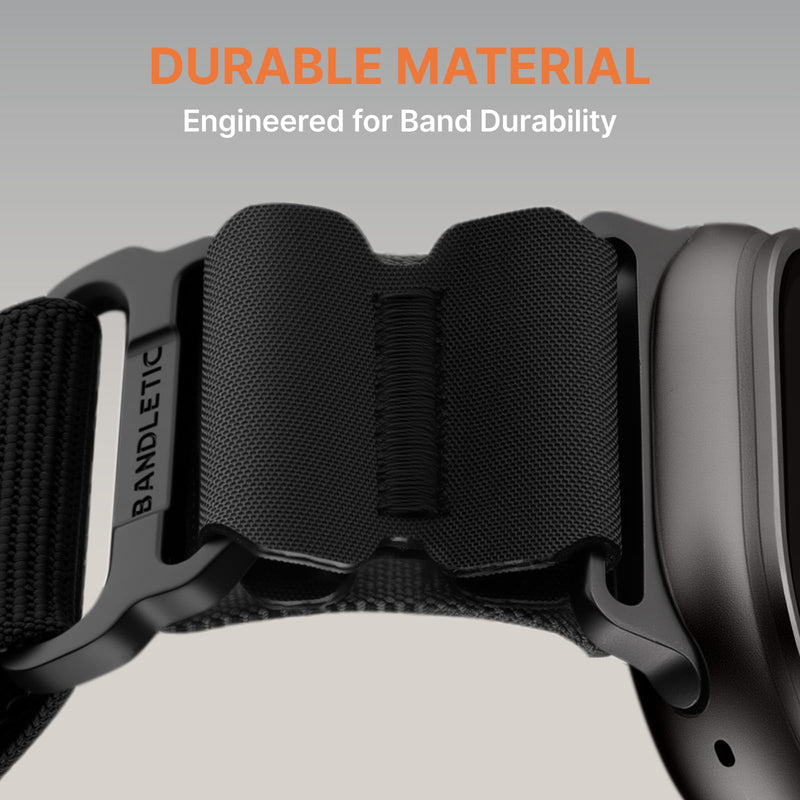 Bandletic Outdoor Nylon Bands Compatible with Apple Watch