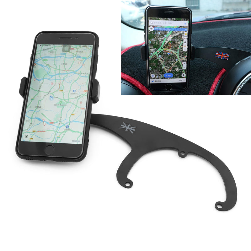 Mobile Phone Holder Mount Compatible with Cooper S D SD JCW ONE Countryman R60 2010-2016 Paceman R61 2013-2016 Phone Mount Cradle Stand Bracket (Gray Union Jack) gray union jack