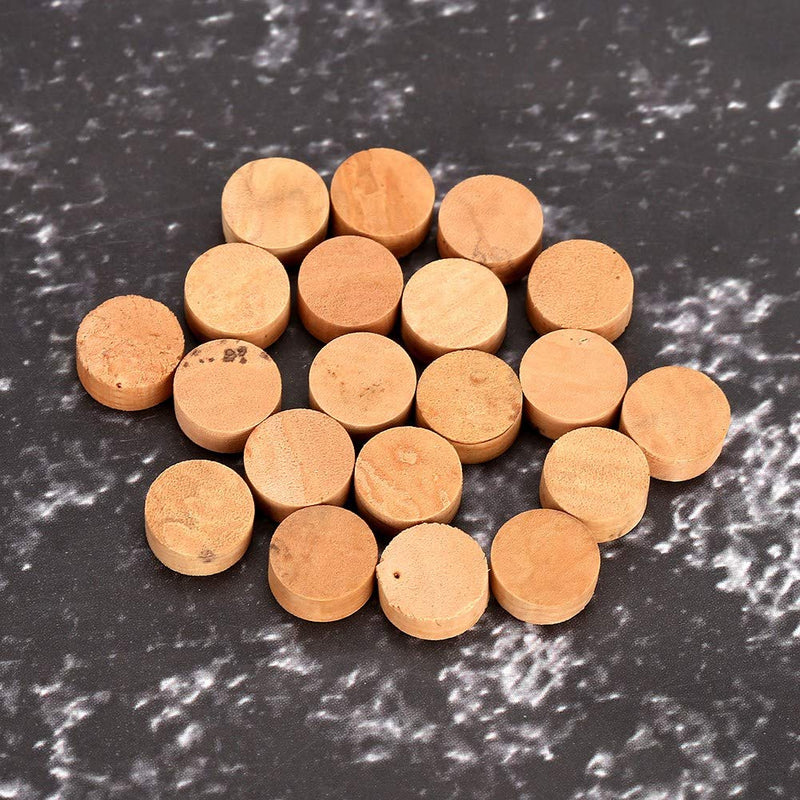 Bnineteenteam 20Pcs 9.5mm Trumpet Cork Pads, Trumpet Repairing Cork Pads, Brown